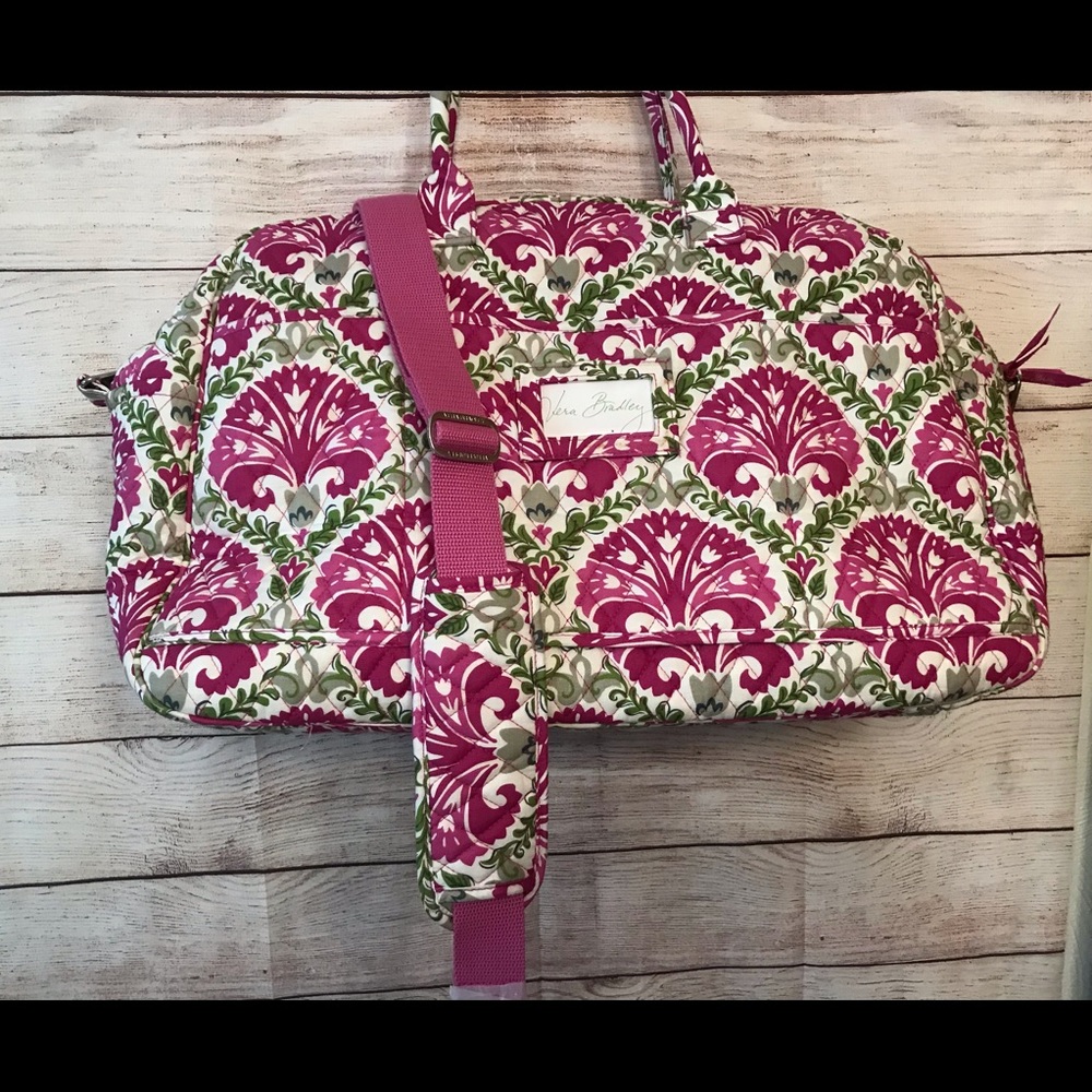 Vera Bradley Iconic Wkndr Retired Julep Tulip EUC - Picture 5 of 7